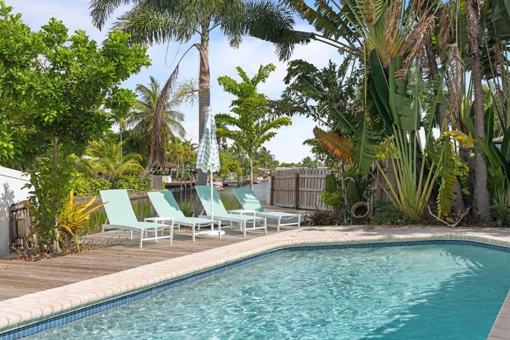 Waterfront-Heated Pool-Mini Golf-Game Room-2Mi Beach Форт-Лодердейл Экстерьер фото